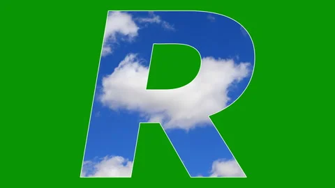 Cloud Text green screen animation Stock Footage 301292127