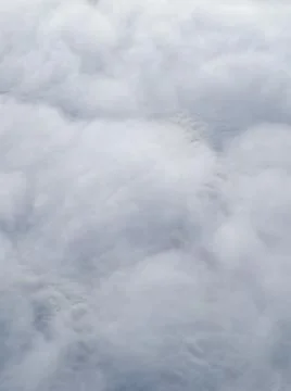 Cloud texture background. white clouds top view Stock Photos