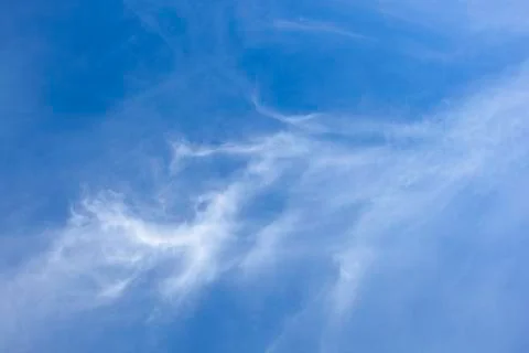 Cloud texture on blue Stock Photos