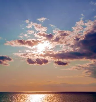 Cloud texture summer sky Natural background. Foto stock