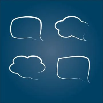 Cloud for thoughts Stock Illustration