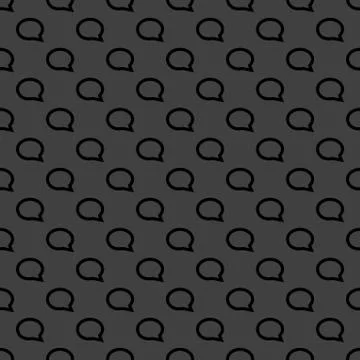 Cloud thoughts web icon. flat design. Seamless pattern. イラスト素材