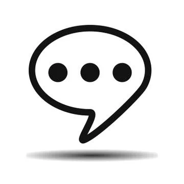 Cloud three points Stock Illustration