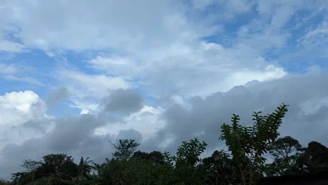 Cloud time lapse at 120 speed with 4k resolution Video stock 297980939