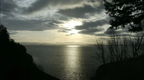 Cloud Time Lapse - 4k Stock Footage 34235827