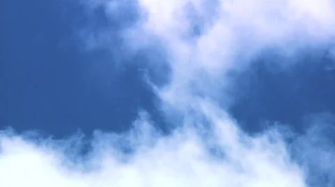 Cloud Time Lapse Blue  Stock Footage 698839
