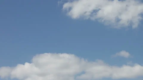 Cloud time-lapse blue sky (HD) 2 of 2 Stock Footage 22575742