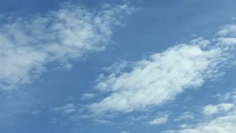 Cloud time lapse. Blue sky white clouds. Stock Footage 155115926