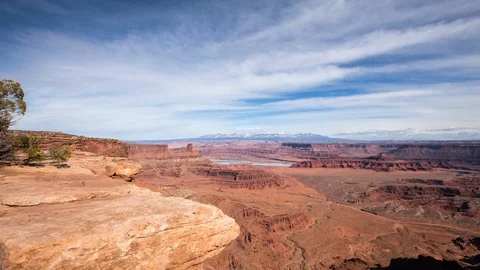 Cloud Time Lapse Canyons Utah Landscape Stock-Footage 88303726