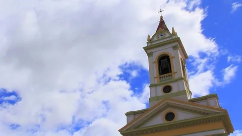 Cloud Time Lapse at Catedral De Punta Arenas in Southern Chile Stock Footage 84293483