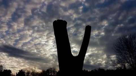 Cloud Time Lapse Fade to Black Stock Footage 82243829
