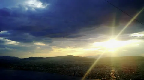 Cloud time lapse Video stock 24810986