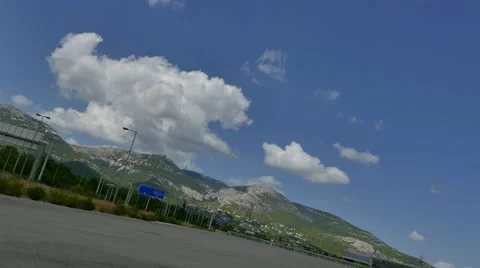 Cloud time lapse Stock Footage 54607873