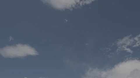 Cloud time lapse formation blue sky dark rainy rays dark storm forming Stock Footage 274511774