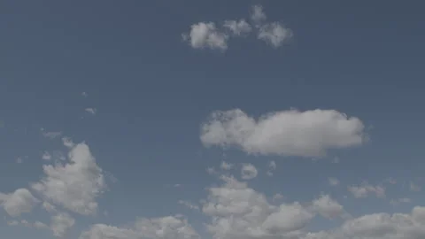 Cloud time lapse formation blue sky dark rainy rays dark storm forming Stock Footage 274511987