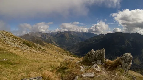 Cloud Time Lapse, High Tatra,  Orla Perc Stock Footage 95110293