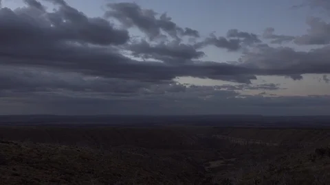 Cloud Time Lapse at Mesa Verde Stock Footage 121895293
