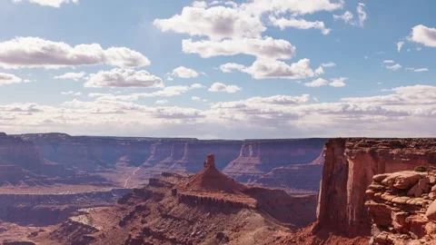 Cloud Time Lapse Moab Utah Landscape 動画素材 285627393