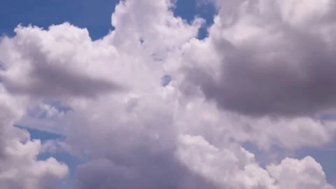 Cloud time lapse nature background sky summer sunlight sun ray at sunshine day Stock-Footage 336568590