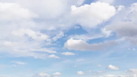 Cloud time lapse nature background sky summer sunlight sun ray at sunshine day Stock Footage 336568620