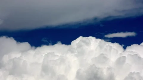 Cloud time lapse nature background sky summer sunlight sun ray at sunshine day Stock Footage 336568627