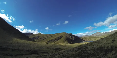 Cloud Time Lapse Over Hills Stock Footage 46377633