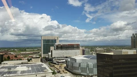 Cloud Time Lapse Over Sacramento Stock Footage 142476650