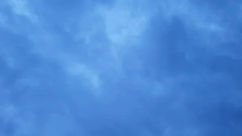 Cloud time lapse of a storm slowly forming Stock Footage 136343516