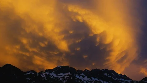 Cloud timelapse alps Stock Footage 113399109