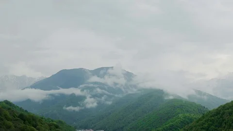 Cloud timelapse in the Caucasus mountains 001 Stock Footage 108365710