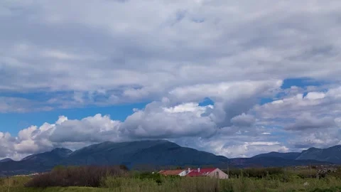 Cloud Timelapse. Cloud Movement in the Sky,Time Lapse of Rain Clouds Moving. Stock Footage 240919772