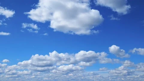 Cloud timelapse. Clouds float against the blue sky Stock Footage 193278684