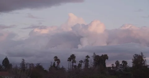 Cloud Timelapse Dusk Video stock 88012130