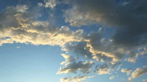 Cloud timelapse Video stock 741210
