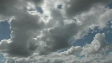 Cloud timelapse Stock Footage