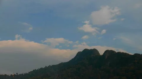 Cloud timelapse Stock Footage 47867753