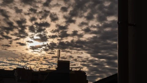 Cloud timelapse Stock Footage 99554571