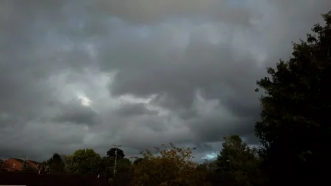 Cloud timelapse Stock Footage