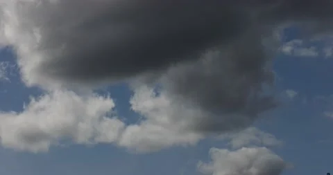 Cloud Timelapse, Gdynia, Poland, Winter Video stock 239825074