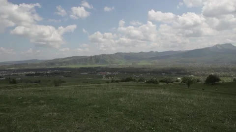 Cloud timelapse in hills Stock-Footage 58321755
