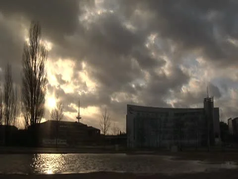 Cloud Timelapse Kiel Germany Stock Footage 10577801