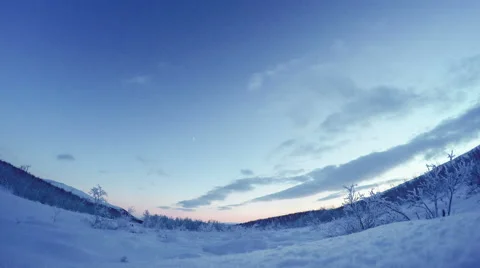 Cloud timelapse in Lapland 스톡 동영상 47534415