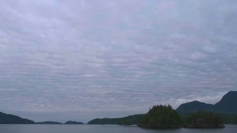 Cloud timelapse with layer of blue sky above Stock Footage 320979366