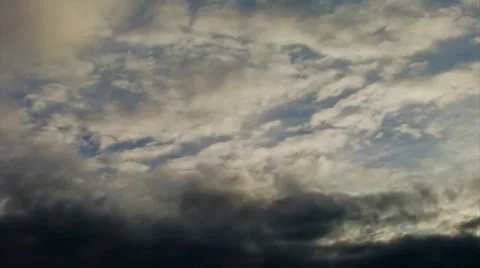 Cloud timelapse Morning Stock Footage 954672