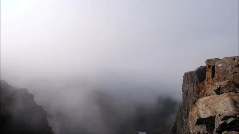 Cloud timelapse in mountains at Putorana plateau Video stock 170202803