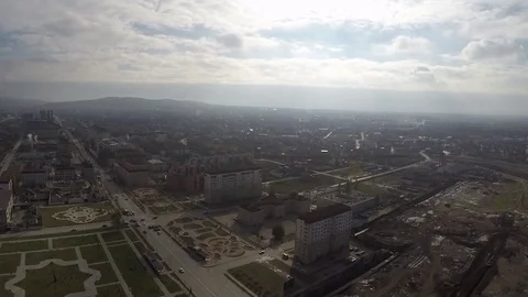 Cloud timelapse over Russian city of Grozny Stock Footage 78516214