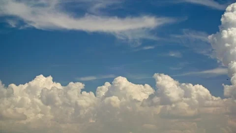 Cloud timelapse - summer clouds Vídeo Stock 257906444