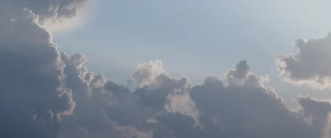 Cloud Timelapse wide dusk cumulus 6K Stock Footage 242440067