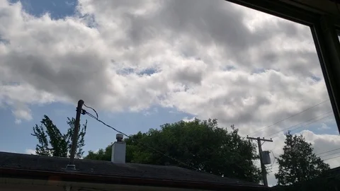 Cloud timelapse on a windy day Stock Footage 105558652