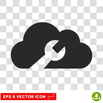 Cloud Tools Eps Vector Icon Illustrazione stock
